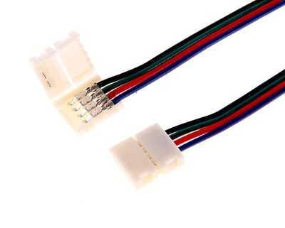 Коннектор для СЛ 4pin 10мм провод-PC IP20 RGB